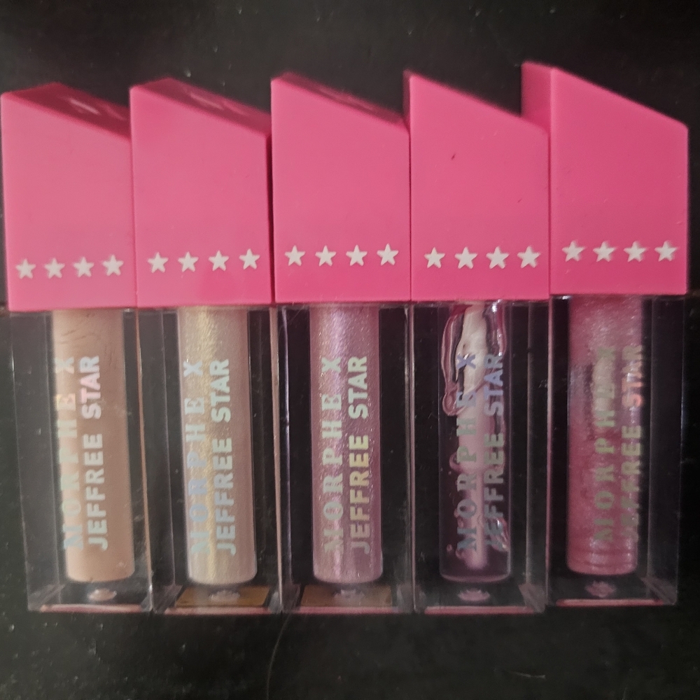 Morphe X Jeffree Star Iconic Bolds Lippie Topper Set Of 5 RARE DISCONTINUED NEW